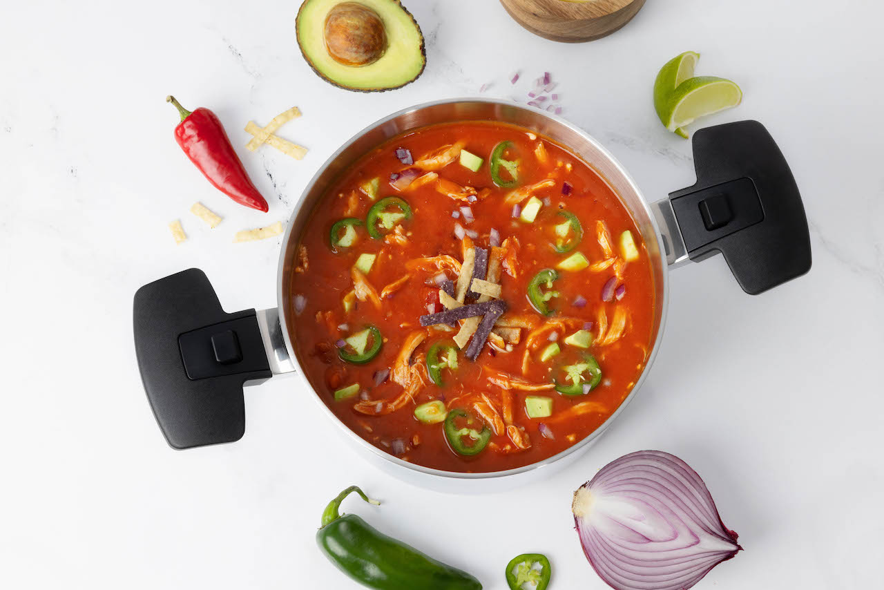 Productos de cocina Royal Prestige en un ambiente de cocina